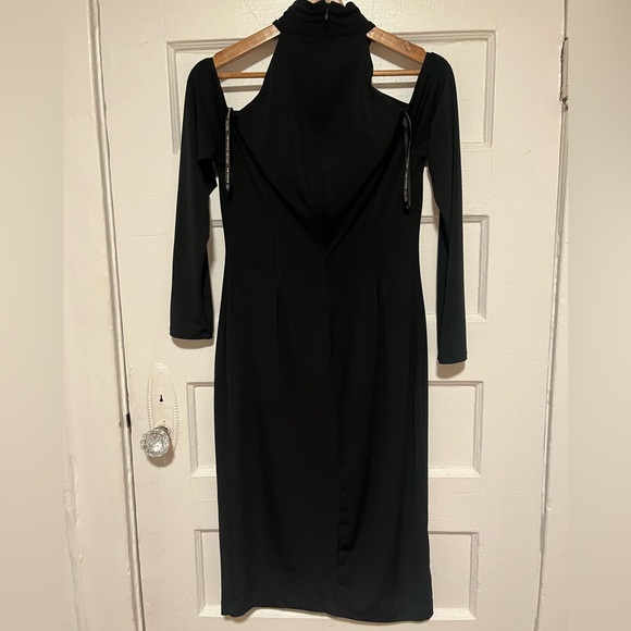 RACHEL Rachel Roy Black Long Sleeve Dress - Picture 2 of 4